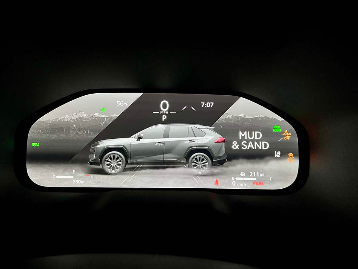 2023 Toyota RAV4 TRD Off-Road Drivers Display 3