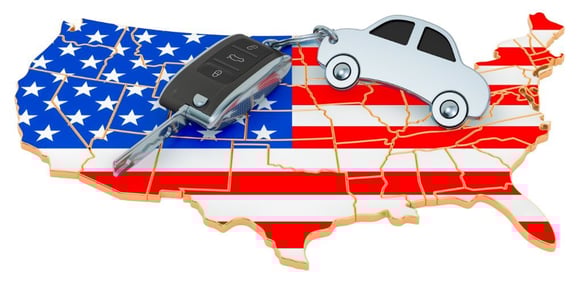 car-key-usa-map-flag